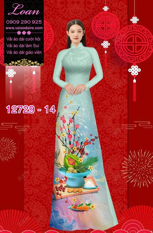 Vải áo dài tết bính ngọ 2026