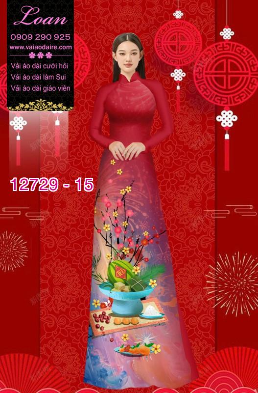 Vải áo dài tết bính ngọ 2026