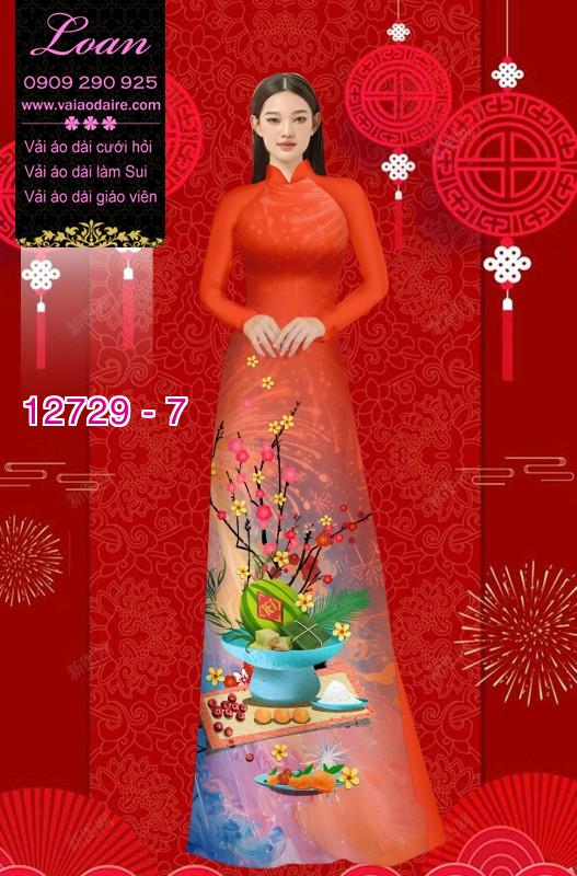 Vải áo dài tết bính ngọ 2026