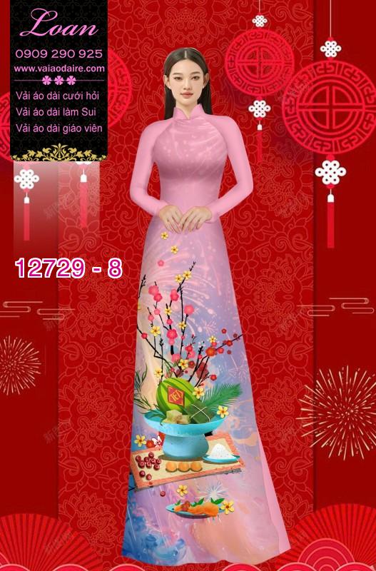 Vải áo dài tết bính ngọ 2026