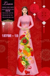 Vải áo dài tết đẹp