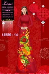 Vải áo dài tết đẹp