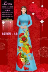 Vải áo dài tết đẹp