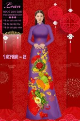 Vải áo dài tết đẹp