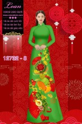 Vải áo dài tết đẹp