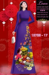 Vải áo dài tết đẹp