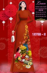 Vải áo dài tết đẹp