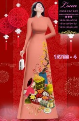 Vải áo dài tết đẹp