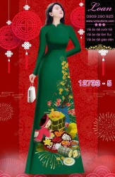 Vải áo dài tết đẹp