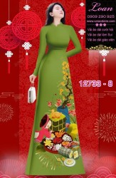 Vải áo dài tết đẹp