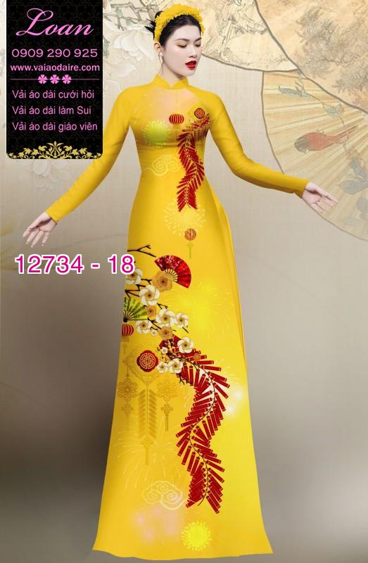 Vải áo dài tết đẹp