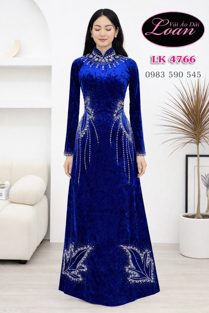 Áo dài kết pha lê cao cấp