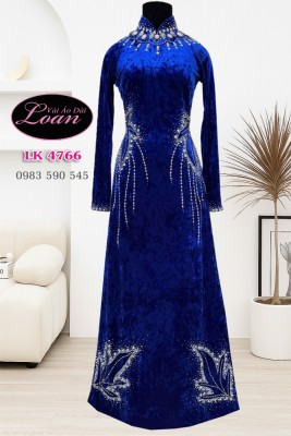 Áo dài kết pha lê cao cấp-ADTK 12750