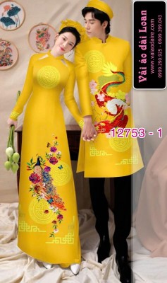 Vải áo dài nam - nữ-DT 12753