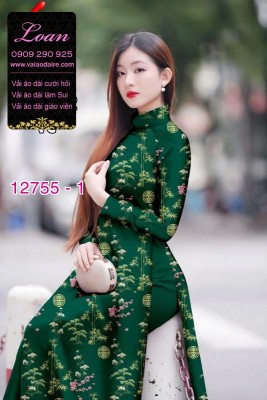 Vải áo dài tết-DT12755