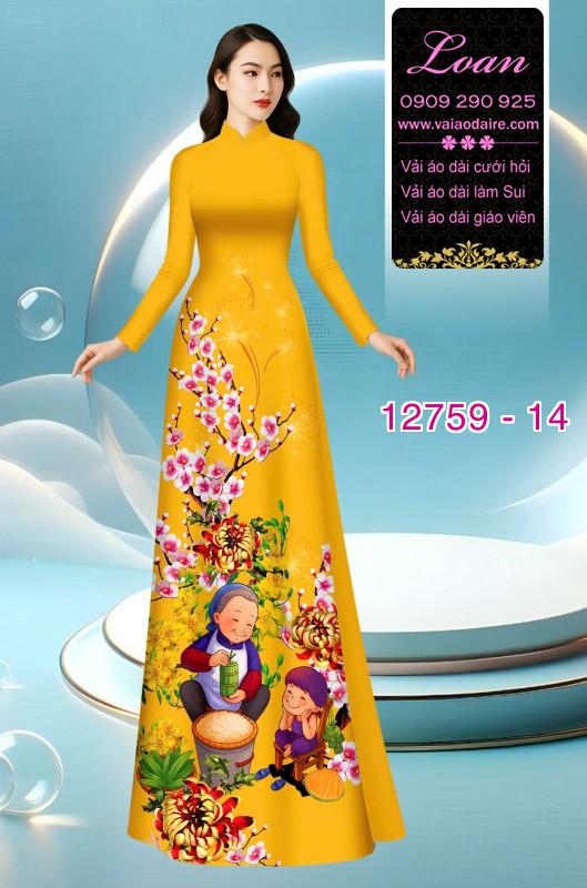 Vải áo dài tết sum vầy