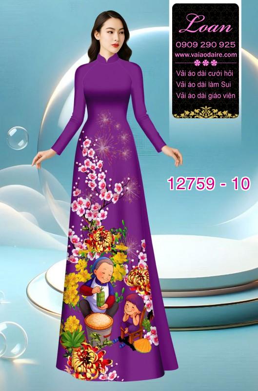 Vải áo dài tết sum vầy