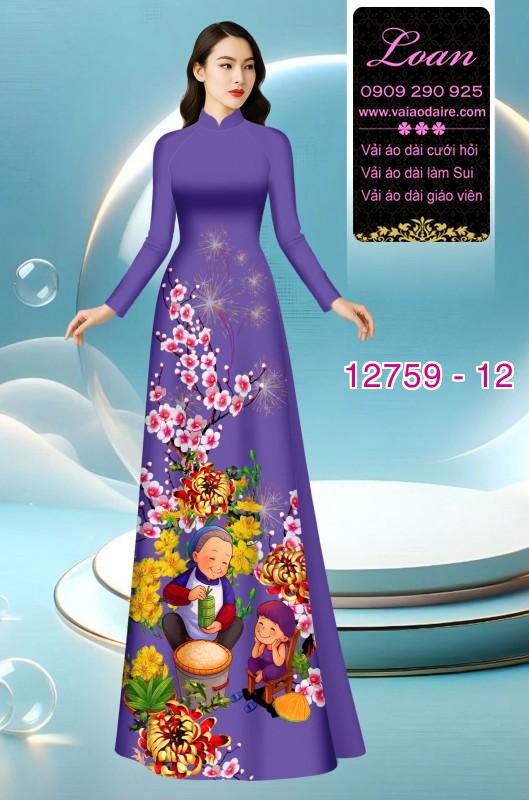 Vải áo dài tết sum vầy