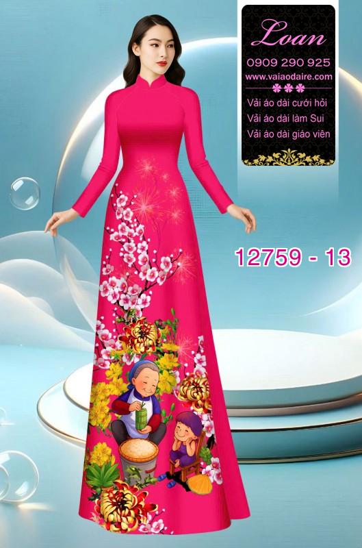 Vải áo dài tết sum vầy