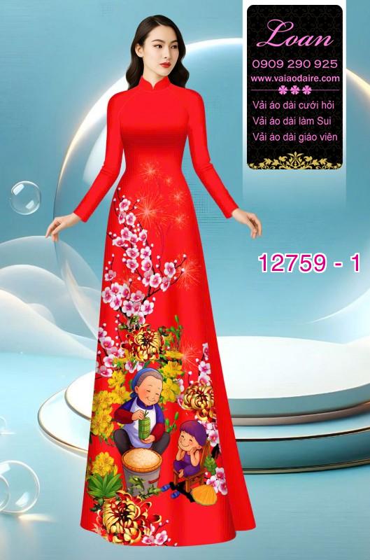 Vải áo dài tết sum vầy