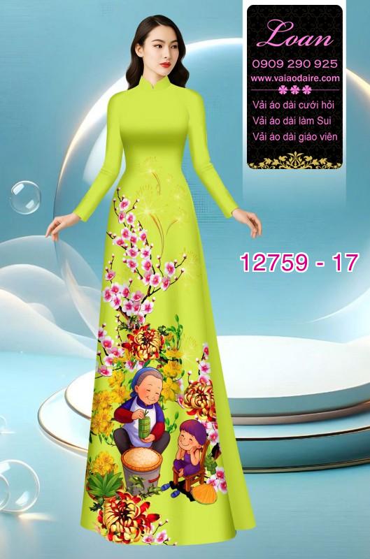 Vải áo dài tết sum vầy