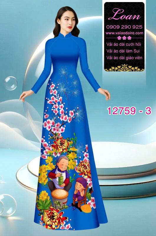 Vải áo dài tết sum vầy