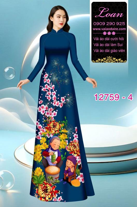 Vải áo dài tết sum vầy