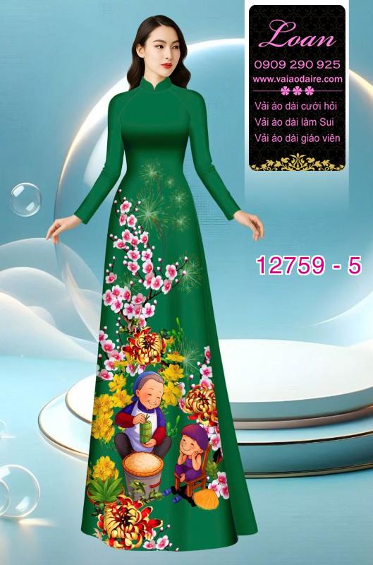 Vải áo dài tết sum vầy