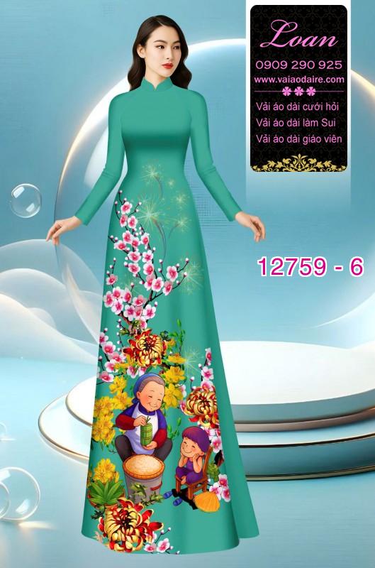 Vải áo dài tết sum vầy