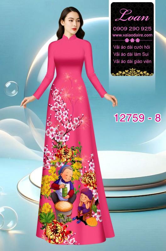 Vải áo dài tết sum vầy