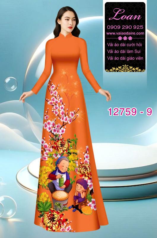 Vải áo dài tết sum vầy