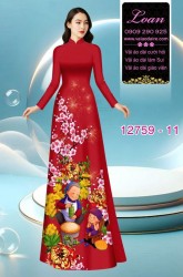 Vải áo dài tết sum vầy