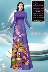 Vải áo dài tết sum vầy