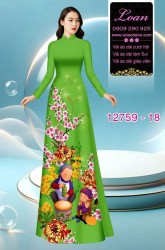 Vải áo dài tết sum vầy