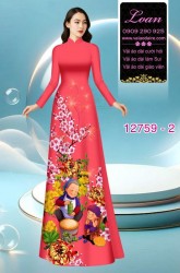 Vải áo dài tết sum vầy