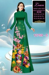 Vải áo dài tết sum vầy