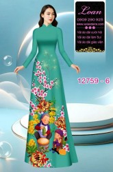 Vải áo dài tết sum vầy