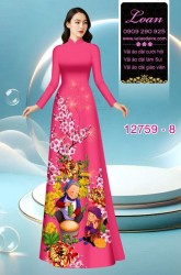 Vải áo dài tết sum vầy