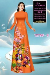 Vải áo dài tết sum vầy