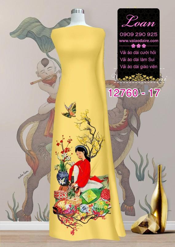 Vải áo dài tết sum vầy