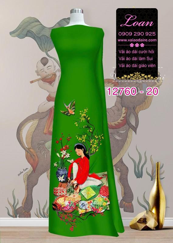 Vải áo dài tết sum vầy