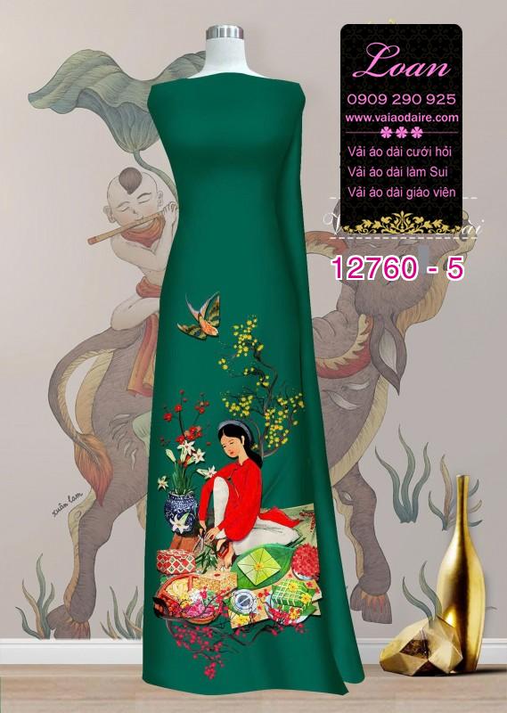 Vải áo dài tết sum vầy