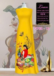 Vải áo dài tết sum vầy