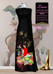 Vải áo dài tết sum vầy