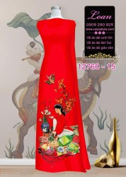 Vải áo dài tết sum vầy