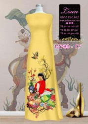 Vải áo dài tết sum vầy