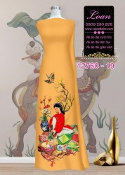 Vải áo dài tết sum vầy