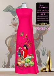 Vải áo dài tết sum vầy