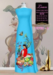 Vải áo dài tết sum vầy