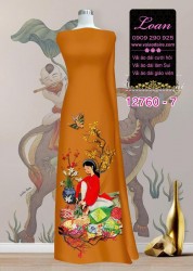 Vải áo dài tết sum vầy